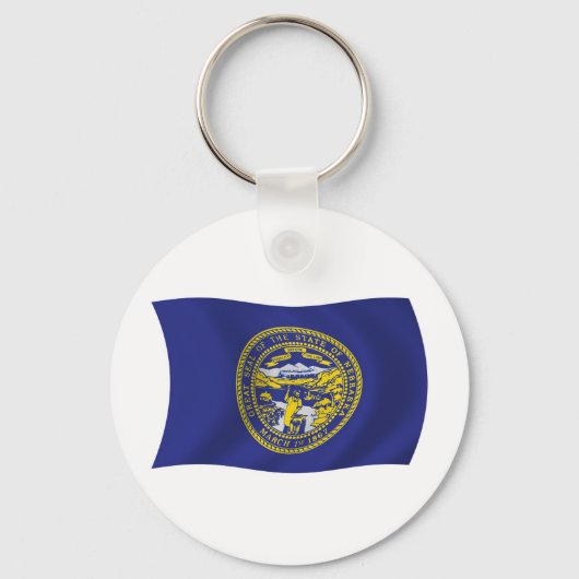 Nebraska Flag Schlüsselanhänger (Vorderseite)