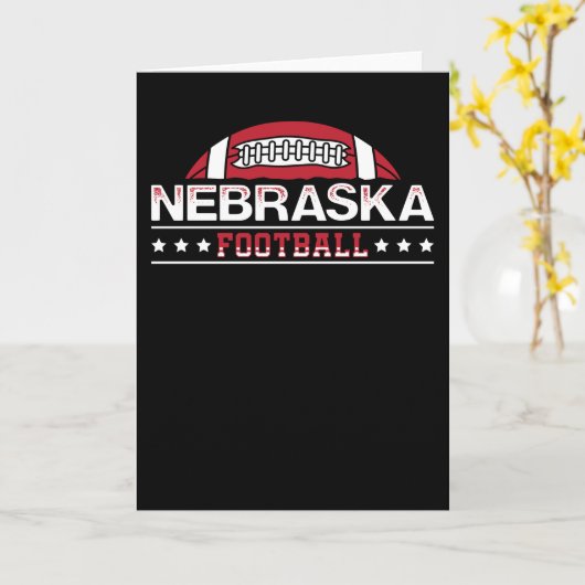 Nebraska Football Karte (Gelbe Blume)