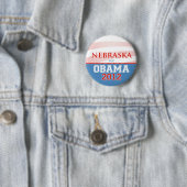 NEBRASKA for Obama 2012 Button (Beispiel)