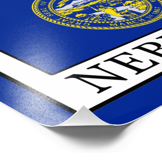 Nebraska Fotodruck (Ecke)