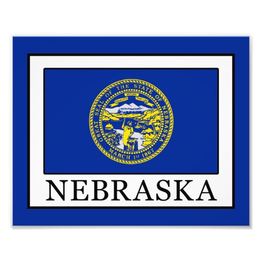 Nebraska Fotodruck (Vorne)