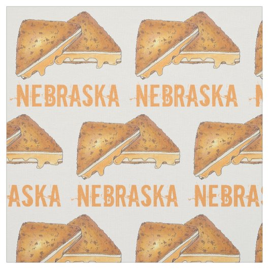 Nebraska Fried Toasted Cheese Frenchees Sandwich Stoff (Muster)