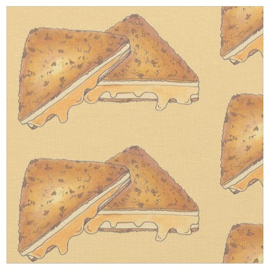 Nebraska Fried Toasted Cheese Frenchees Sandwich Stoff (Nahaufnahme)