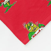 Nebraska Funny Cartoon Mais Cob Fleecedecke (Ecke)