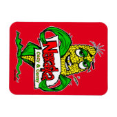 Nebraska Funny Cartoon Mais Cob Magnet (Horizontal)