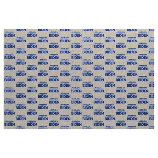 Nebraska für Biden Stoff (Yard (91,4 cm))
