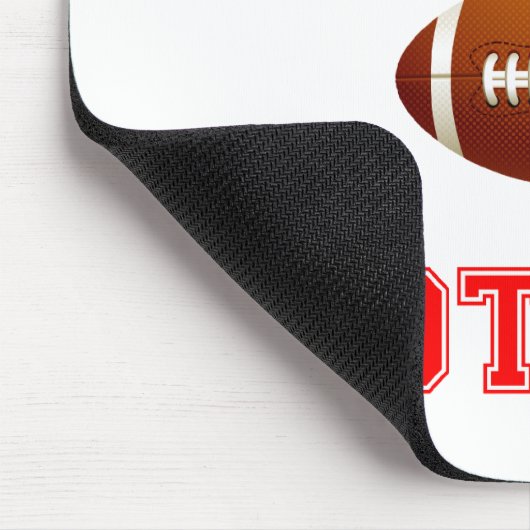 NEBRASKA-FUSSBALL MOUSEPAD (Ecke)