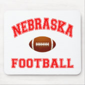 NEBRASKA-FUSSBALL MOUSEPAD (Vorne)