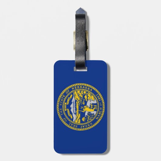 Nebraska Gepäckanhänger (Rückseite vertikal)