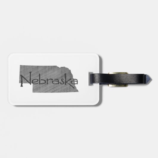 Nebraska Gepäckanhänger (Rückseite horizontal)