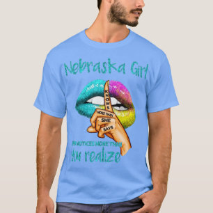 Nebraska Girl weiß mehr als sie sagt T-Shirt