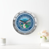 Nebraska Große Wanduhr (Zuhause)