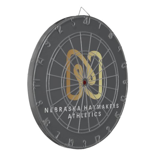 Nebraska Haymakers Dart Board Dartscheibe (Vorderseite Links)