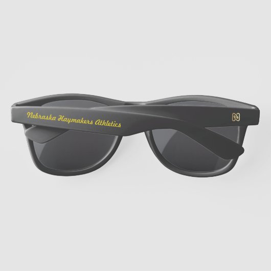 Nebraska Haymakers Sonnenbrille (Rückseite)