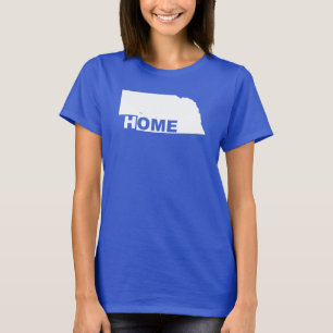 Nebraska-Heimat-weit-weg-von-State-T-Shirt-Tees T-Shirt