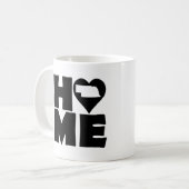Nebraska Home Heart State Mug oder Travel Mug Kaffeetasse (Vorderseite Links)