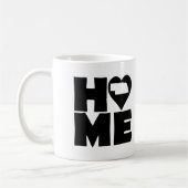 Nebraska Home Heart State Mug oder Travel Mug Kaffeetasse (Links)