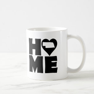 Nebraska Home Heart State Mug oder Travel Mug Kaffeetasse