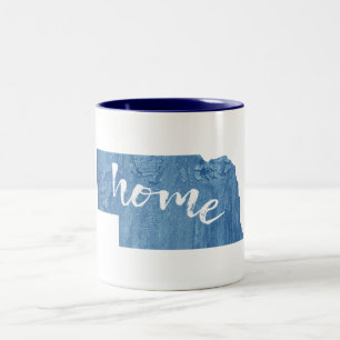 Nebraska Home Holzmaserung Zweifarbige Tasse
