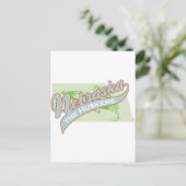 NEBRASKA HUSKERS POSTKARTE (Stehend Vorderseite)