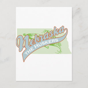 NEBRASKA HUSKERS POSTKARTE