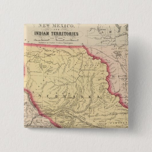 Nebraska, Kansas, New Mexico Button (Vorderseite)