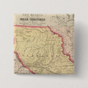 Nebraska, Kansas, New Mexico Button