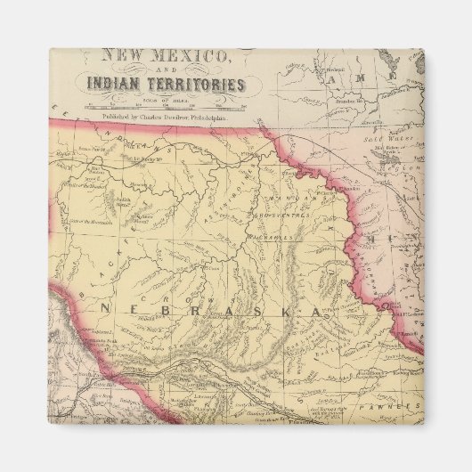 Nebraska, Kansas, New Mexico Magnet (Vorne)