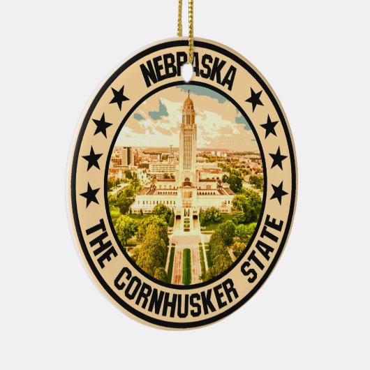 Nebraska Keramik Ornament (Rechts)