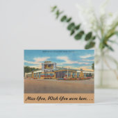 Nebraska, Königliche Terrasse, Peony Park, Omaha Postkarte (Stehend Vorderseite)