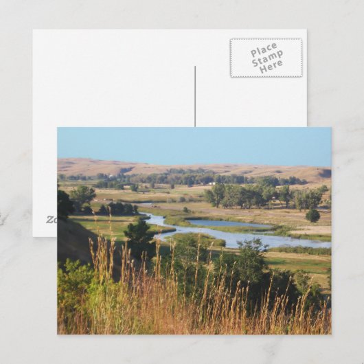 Nebraska Landscape Postkarte (Vorne/Hinten)