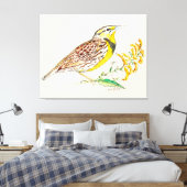 Nebraska Leinwanddruck (Insitu (Schlafzimmer))