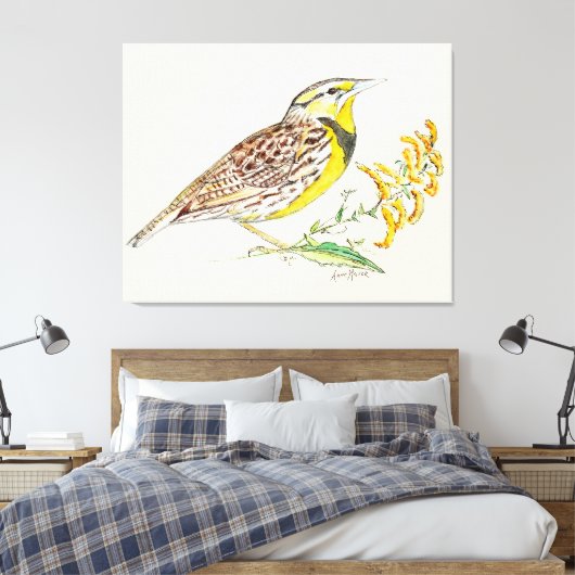 Nebraska Leinwanddruck (Insitu (Schlafzimmer))