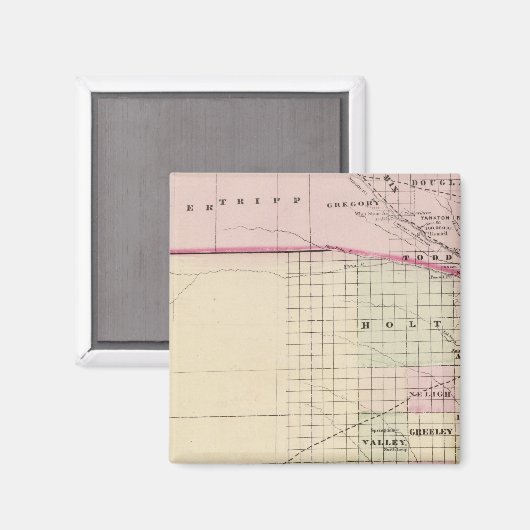 Nebraska Magnet (Vorderseite/Rückseite)