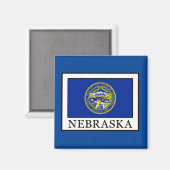 Nebraska Magnet (Vorderseite/Rückseite)