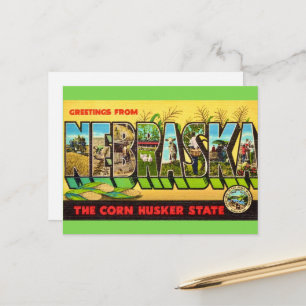 Nebraska-Mais-Postkarte Postkarte