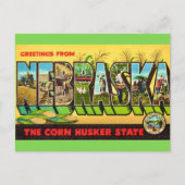 Nebraska-Mais-Postkarte Postkarte (Vorderseite)