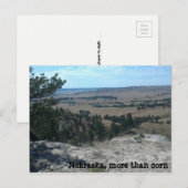 Nebraska, mehr als Mais Postkarte (Vorne/Hinten)