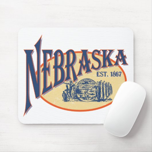 Nebraska Mousepad (Mit Mouse)