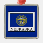 Nebraska Ornament Aus Metall (Vorne)
