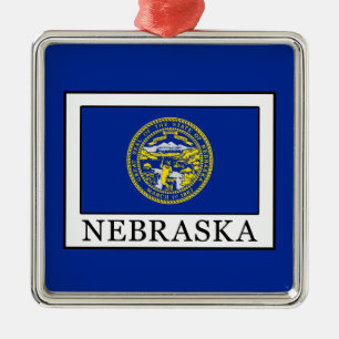 Nebraska Ornament Aus Metall