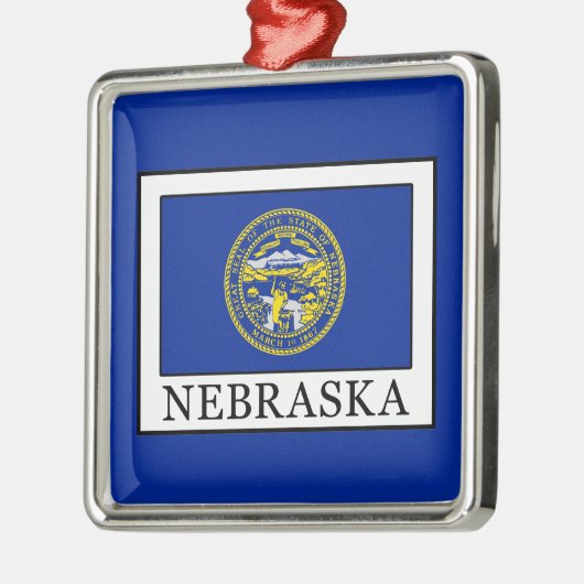 Nebraska Ornament Aus Metall (Links)