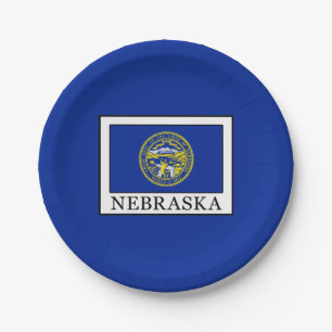Nebraska Pappteller