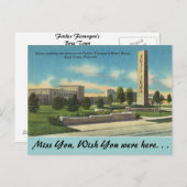 Nebraska, Pater Flanagans Boys Town Postkarte (Vorne/Hinten)