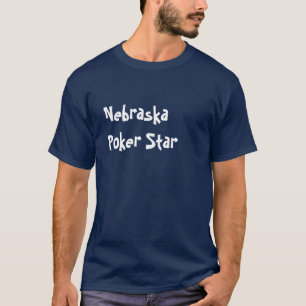 Nebraska-Poker-Stern T-Shirt