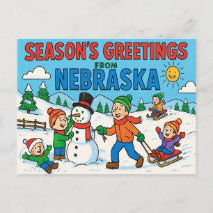 NEBRASKA Postcard Postkarte