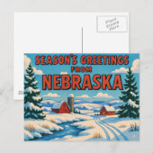 NEBRASKA Postcard Postkarte (Vorne/Hinten)