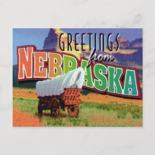 Nebraska Postcard Postkarte (Vorderseite)