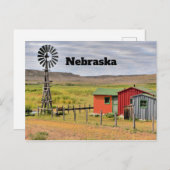 Nebraska Postcard Postkarte (Vorne/Hinten)