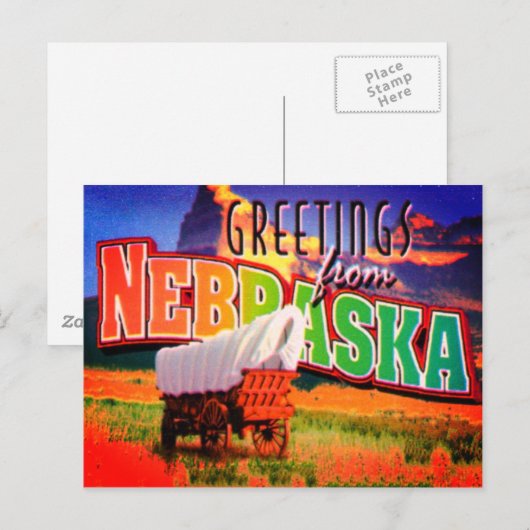 Nebraska Postcard Postkarte (Vorne/Hinten)
